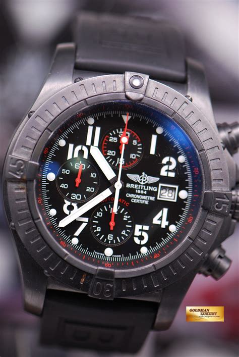 breitling super avenger limited edition black steel|Breitling super avenger price.